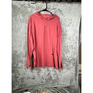 Threads 4 Thought Mens XXXL Salmon Lightweight Hoodie Sustainable Minimalist